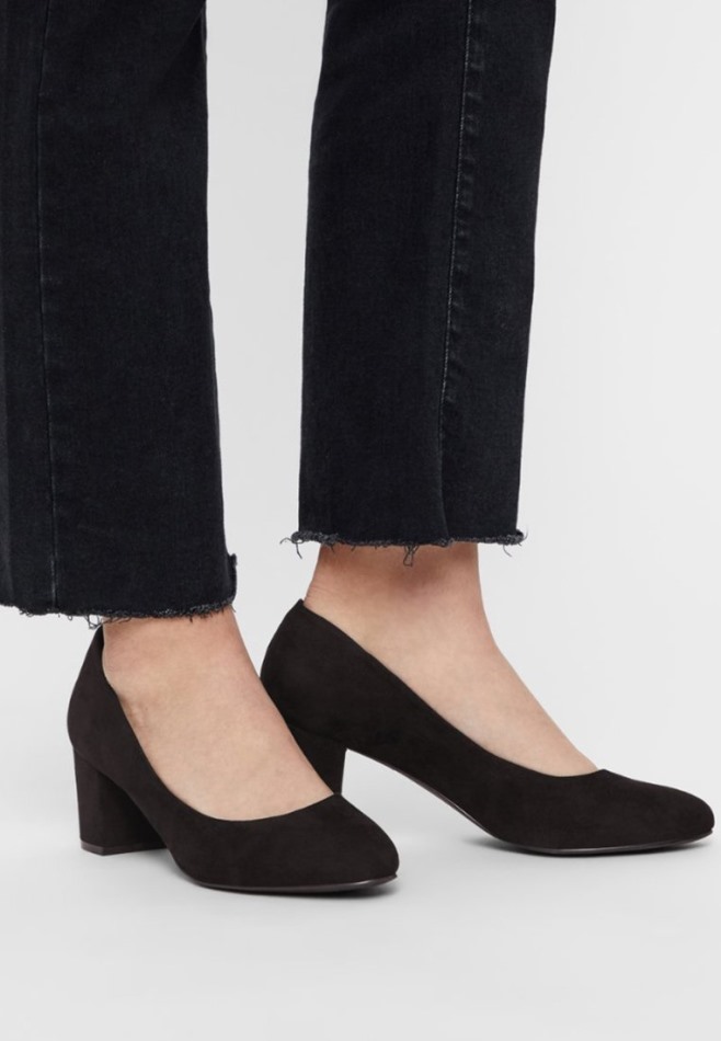 Gabor Noir | Cuir Exclusif - Talons Classiques